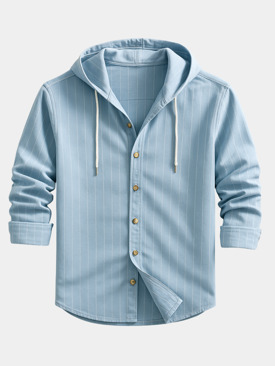 LOUIS & MARGOT | CHEMISE DE LUXE À RAYURES AVEC CAPUCHE