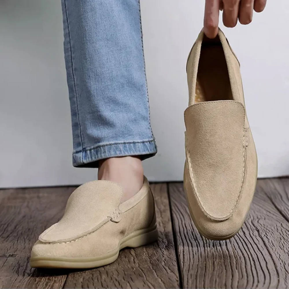 Loafers en suède premium