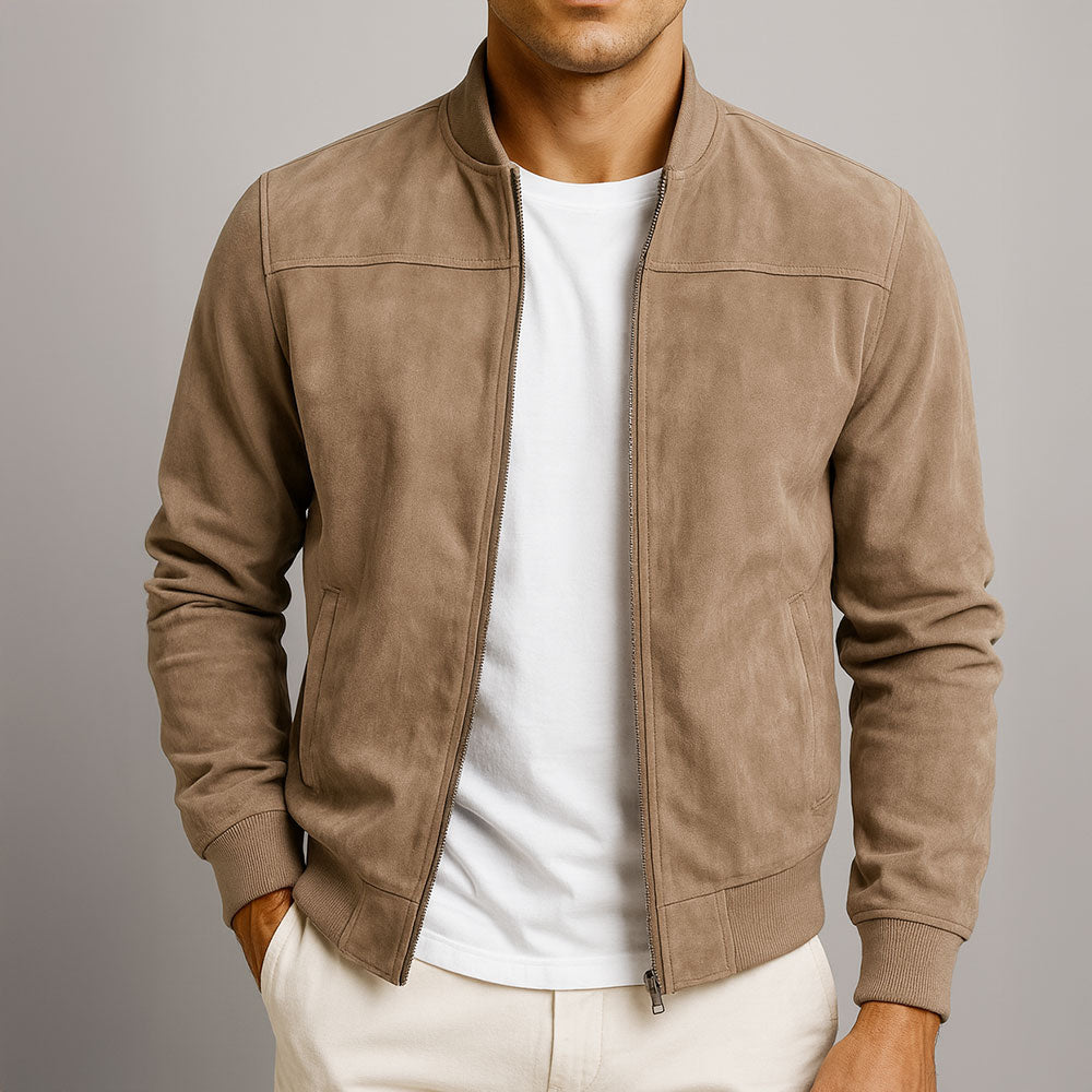 LOUIS & MARGOT | VESTE EN CUIR SUEDE URBAINE