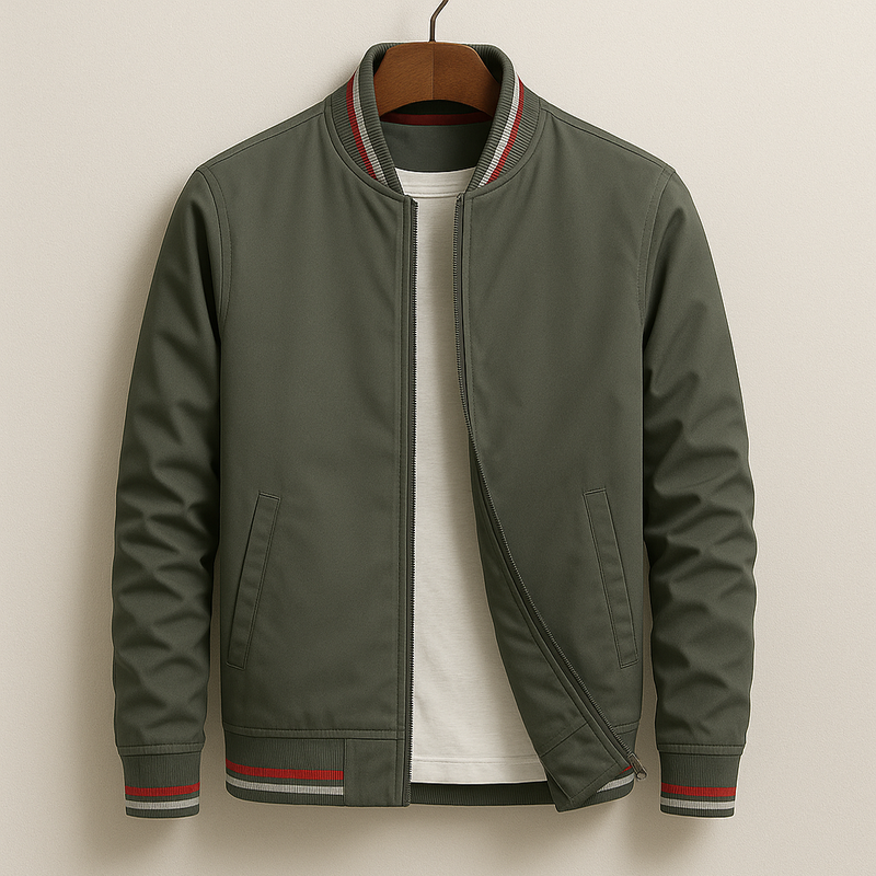 LOUIS & MARGOT | VESTE BOMBER D'ÉTÉ AVEC RAYURES