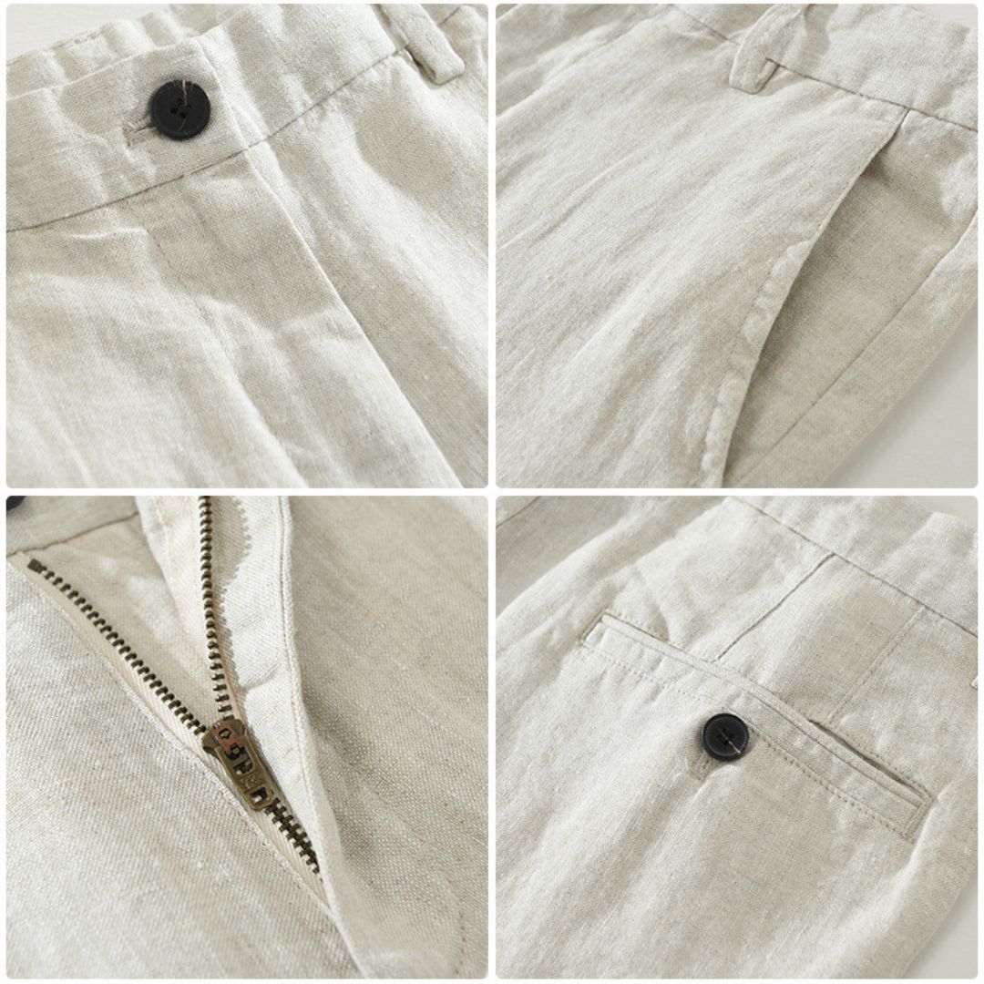 LOUIS & MARGOT | PANTALONS DROITS EN LIN