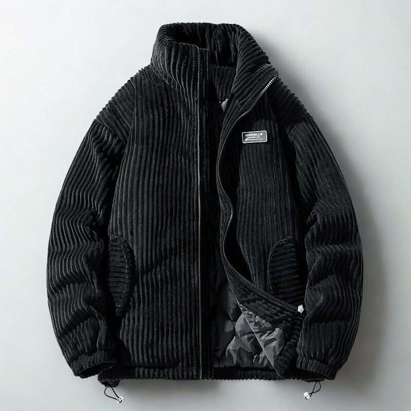 Veste Matelassée En Velours Côtelé Pour Homme