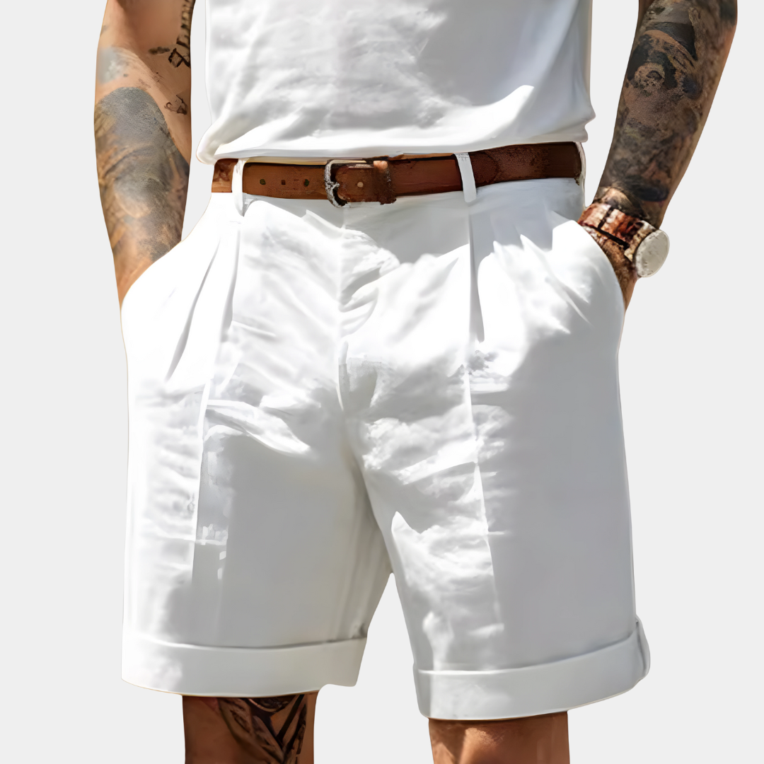 LOUIS & MARGOT | BERMUDAS ÉLÉGANTS EN COTON RESPIRANT