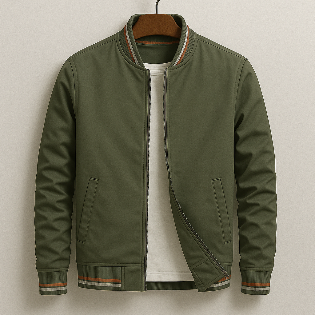 LOUIS & MARGOT | VESTE BOMBER D'ÉTÉ AVEC RAYURES