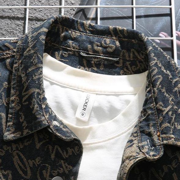LOUIS & MARGOT | VESTE EN DENIM BRODÉE POUR HOMME