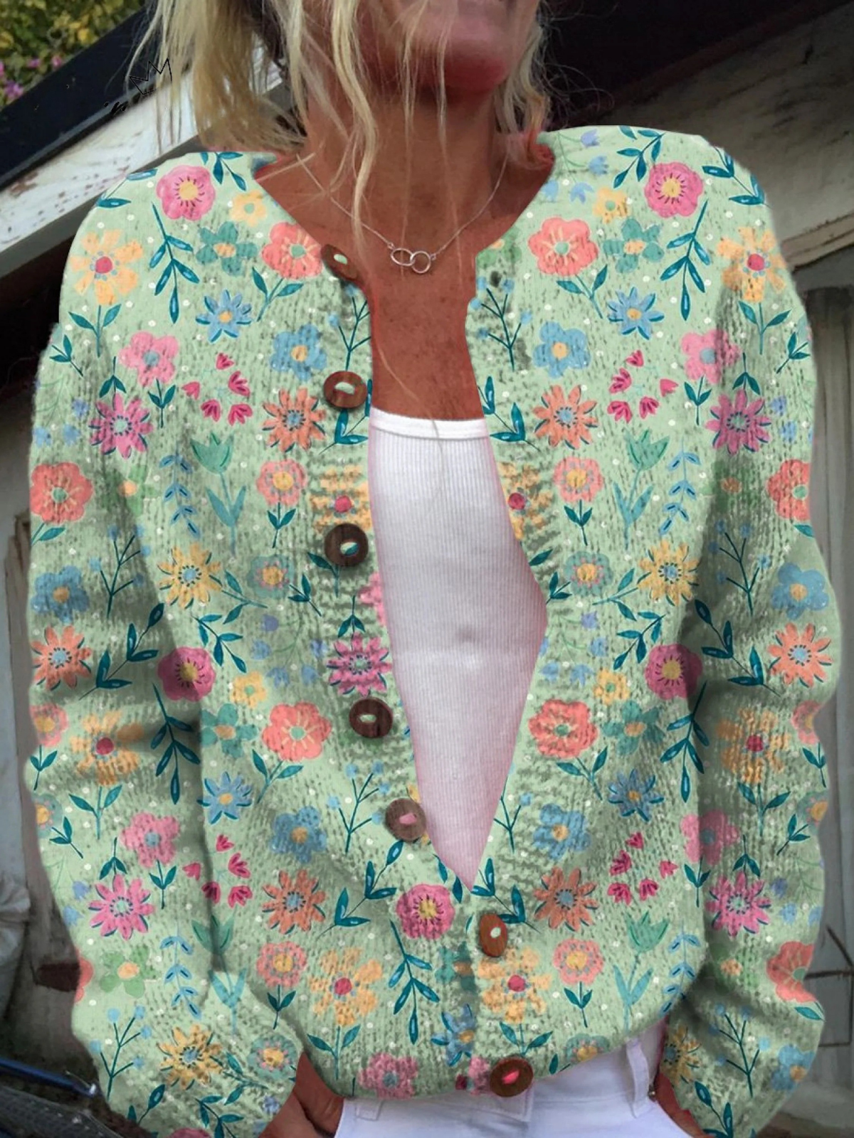 Camélia™ | Cardigan Prairie Fleurie