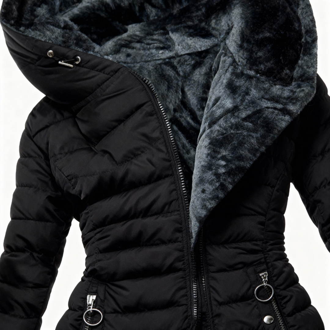 Alexandra™ | Manteau matelassé imperméable avec capuche