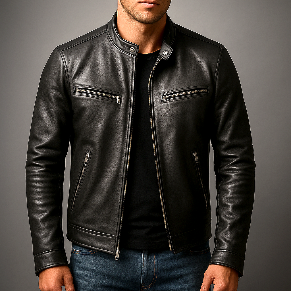 LOUIS & MARGOT | VESTE ZIPPÉE CLASSIQUE ET ÉLÉGANTE POUR HOMME