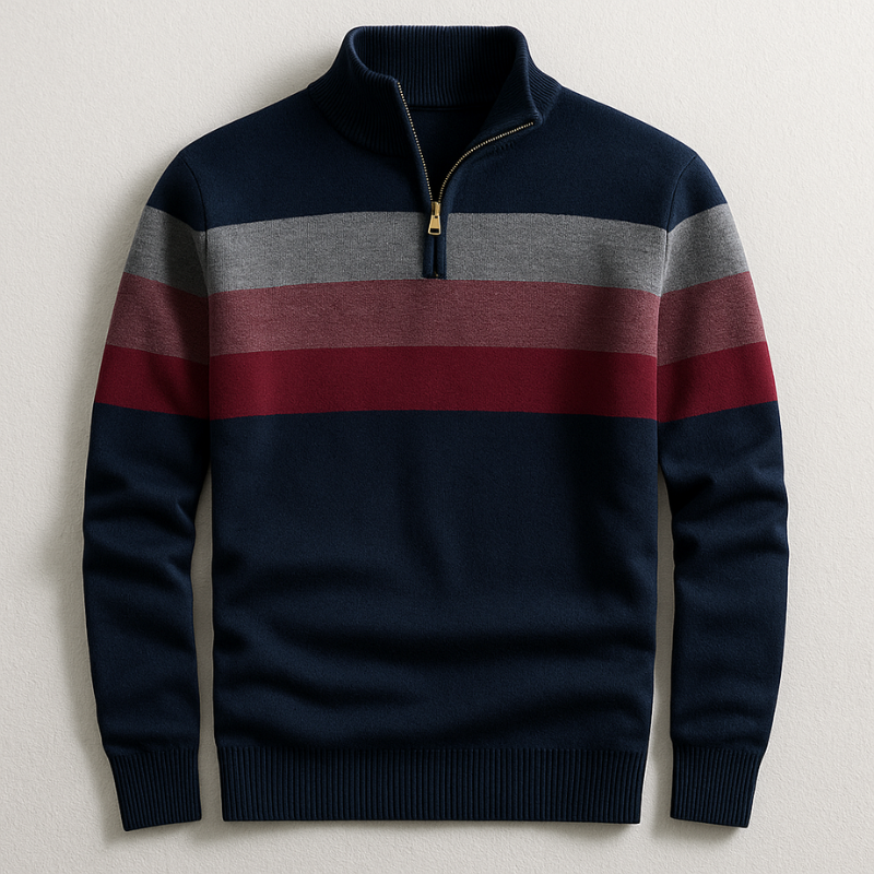 LOUIS & MARGOT | PULLOVER AVEC ZIP POUR HOMME