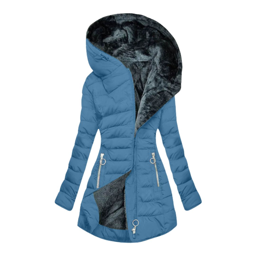 Alexandra™ | Manteau matelassé imperméable avec capuche