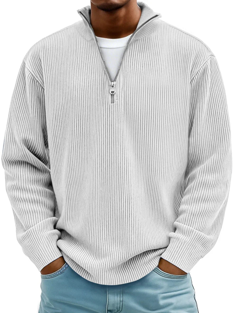 LOUIS & MARGOT | PULL AVEC ZIP TENDANCE