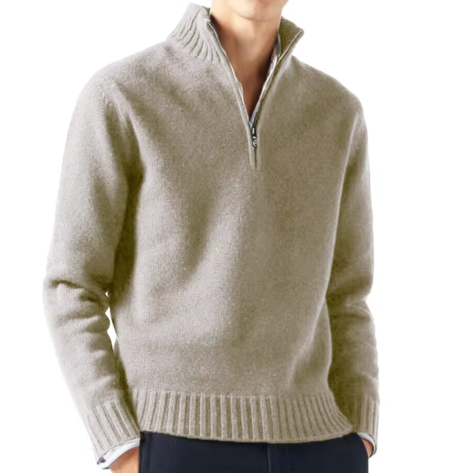 LOUIS & MARGOT | DOLCEVITA EN LAINE AVEC ZIP POUR HOMME
