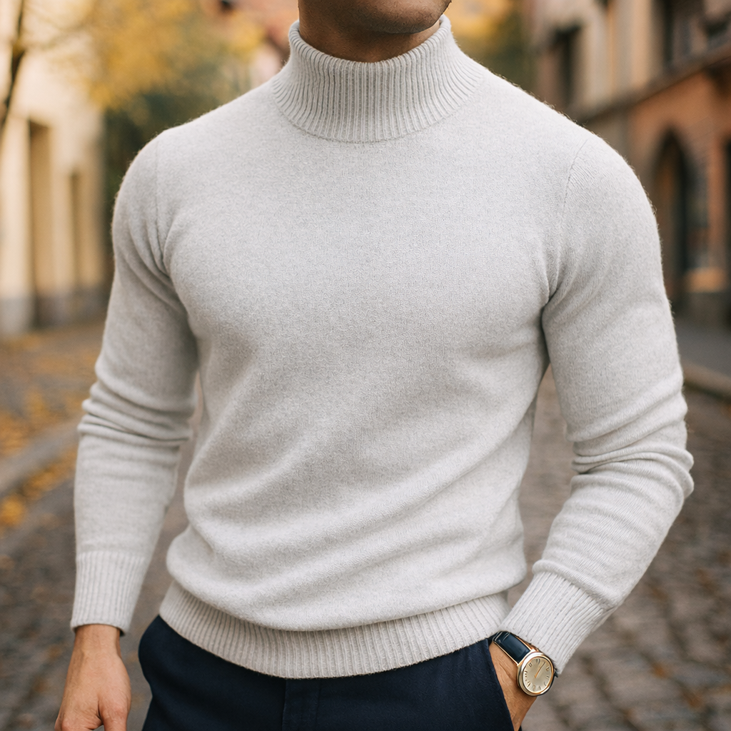 LOUIS & MARGOT | PULL À COL EN LAINE POUR HOMME