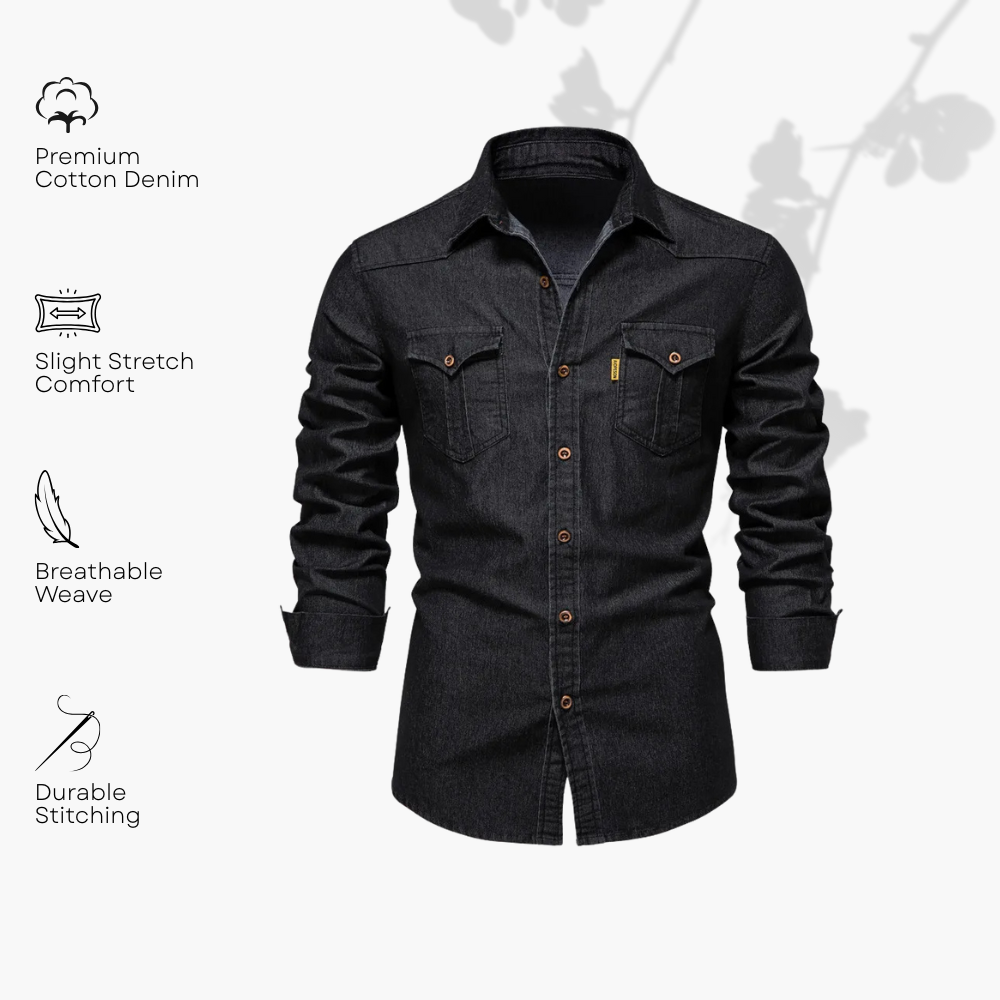 LOUIS & MARGOT | CHEMISE EN DENIM POUR HOMME
