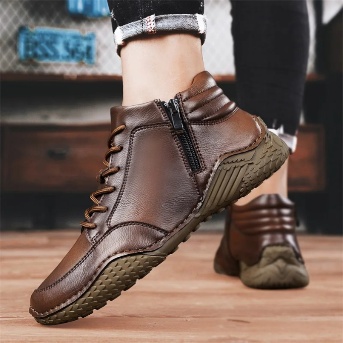 LOUIS & MARGOT | BOTTES EN CUIR ROBUSTES POUR HOMMES