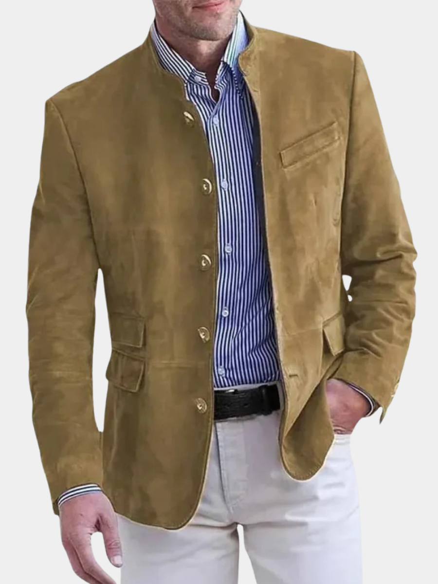 LOUIS & MARGOT | VESTE EN CUIR SUEDE