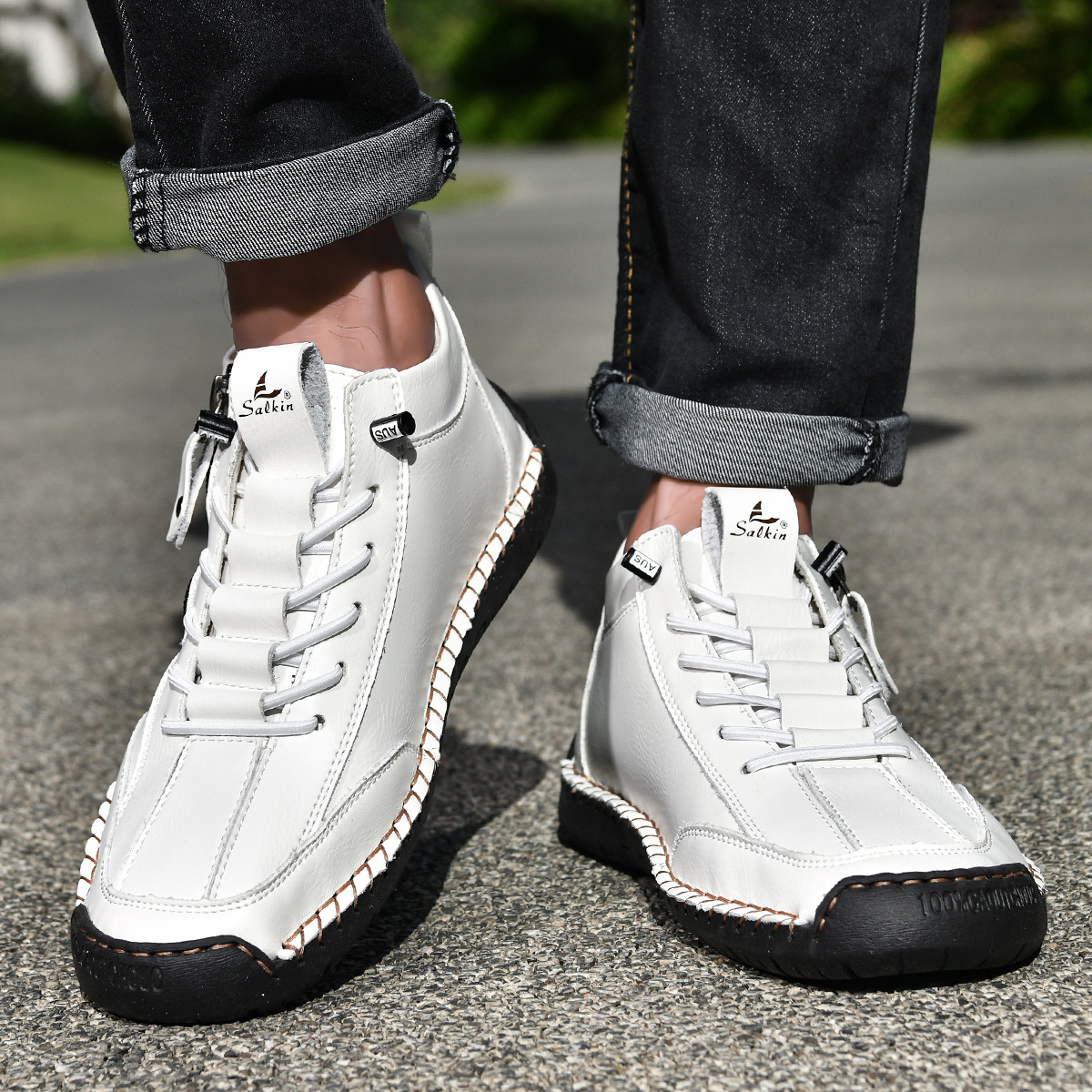 LOUIS & MARGOT | CHAUSSURES EN NABUK AVEC ZIP POUR HOMME