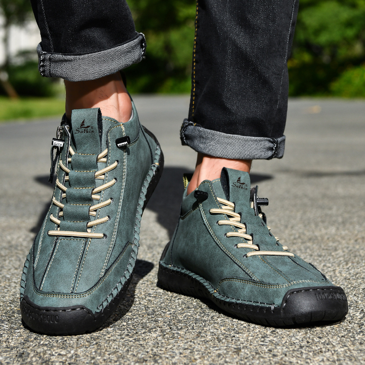 LOUIS & MARGOT | CHAUSSURES EN NABUK AVEC ZIP POUR HOMME