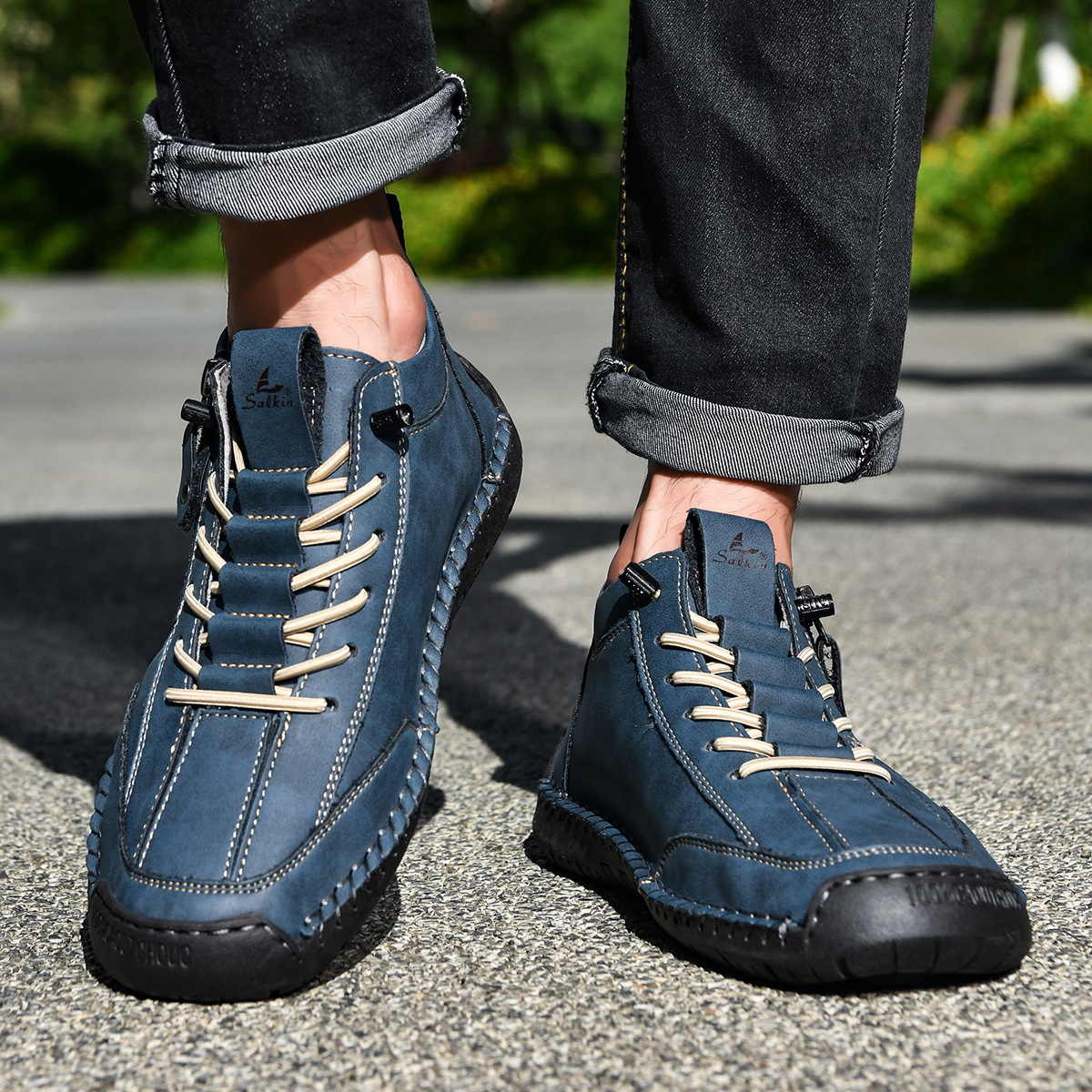 LOUIS & MARGOT | CHAUSSURES EN NABUK AVEC ZIP POUR HOMME