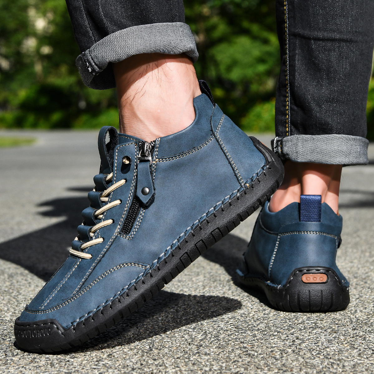 LOUIS & MARGOT | CHAUSSURES EN NABUK AVEC ZIP POUR HOMME