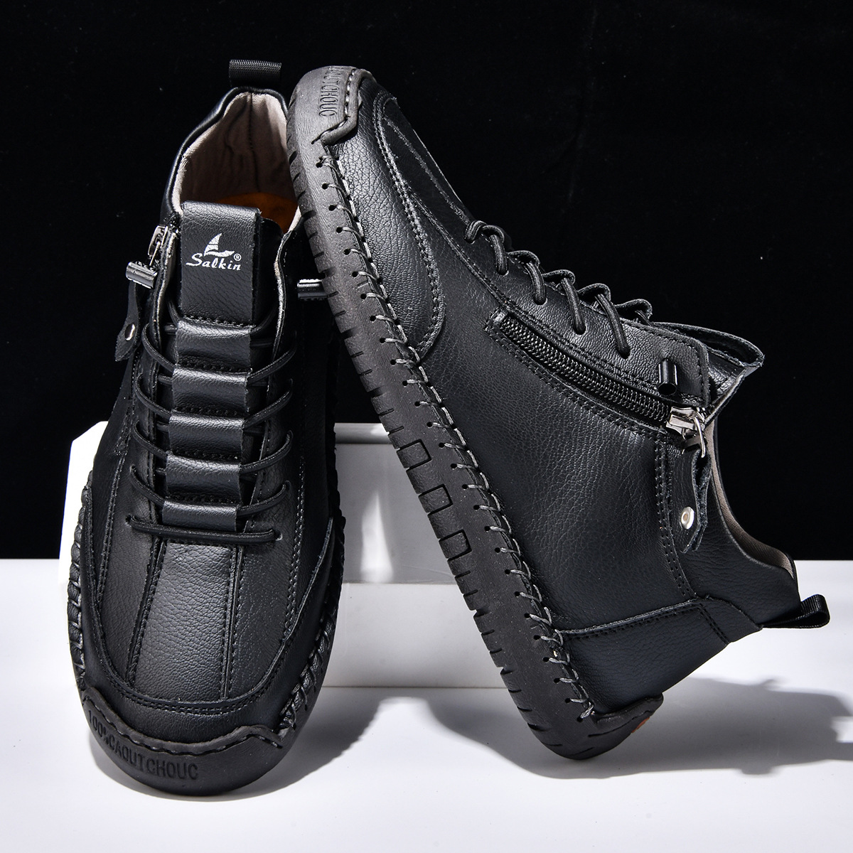 LOUIS & MARGOT | CHAUSSURES EN NABUK AVEC ZIP POUR HOMME