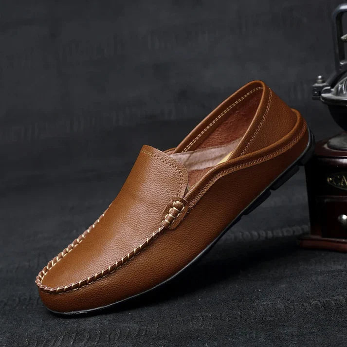 Monza Mocassins en Cuir de Conduite
