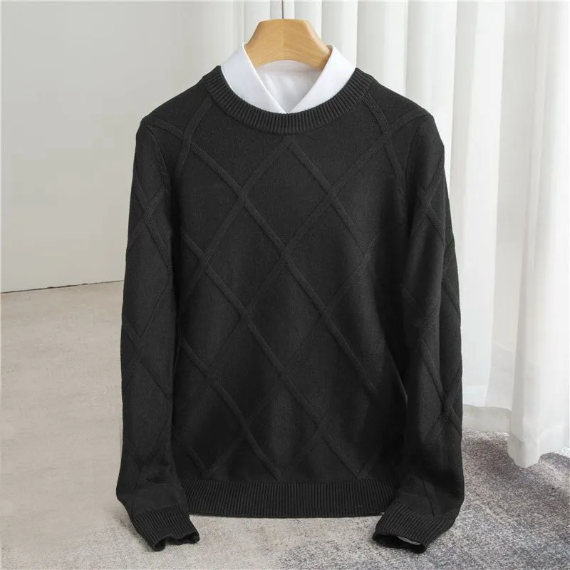 Louis & Margot | Pull Argyle en Cachemire