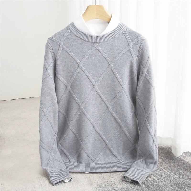 Louis & Margot | Pull Argyle en Cachemire
