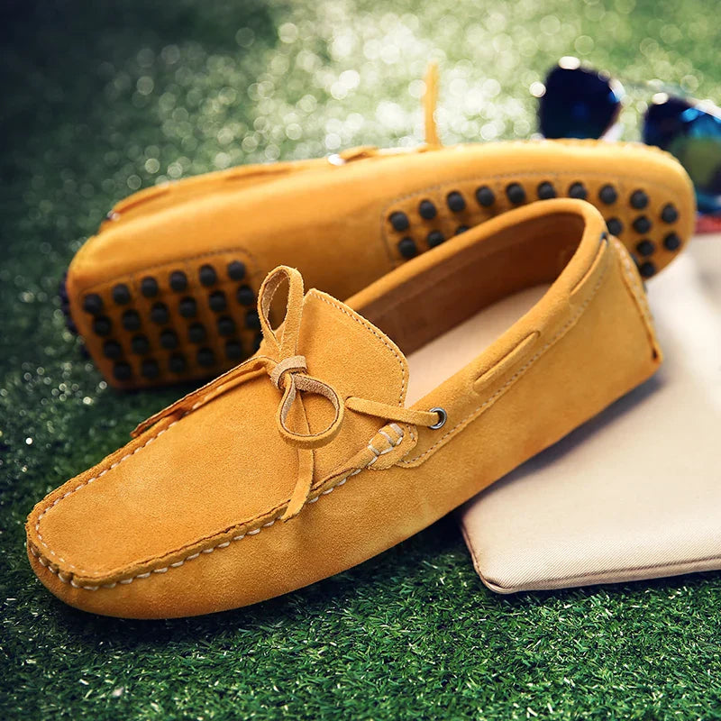 Mocassins d'été en suède décontractés
