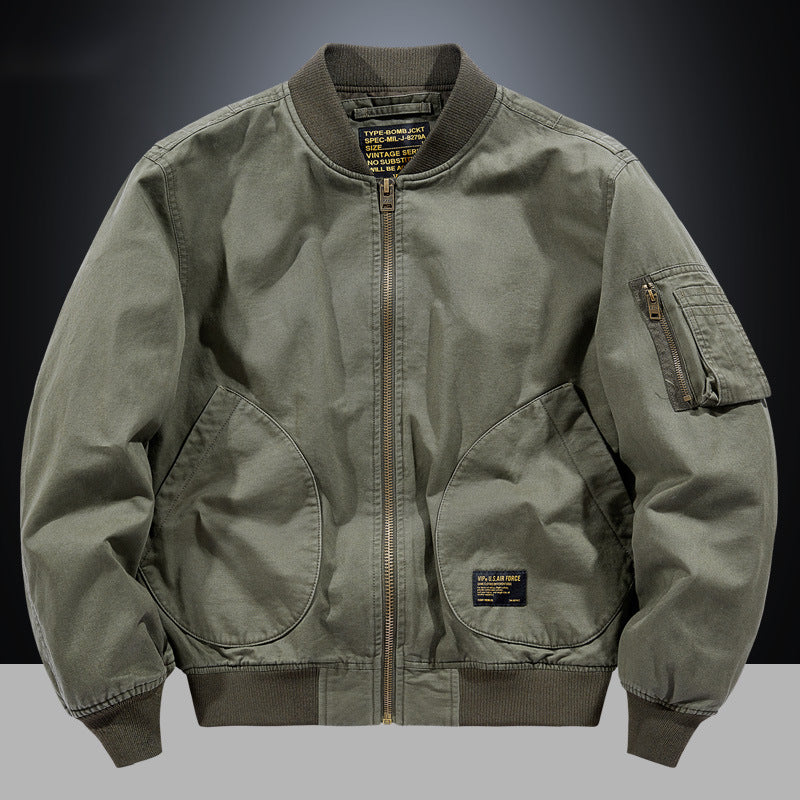 Blouson Bomber À Finitions Côtelées Pour Homme