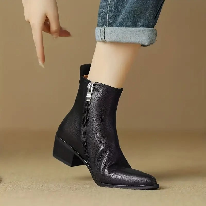 Elisandra® - Bottines Orthopédiques Élégantes en Cuir⏐Édition Premium