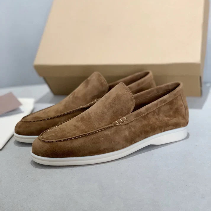 Loafers en suède chic
