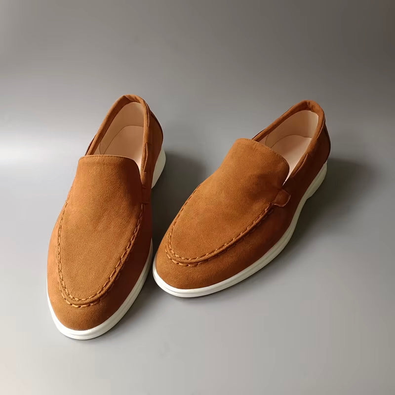 Loafers en suède premium
