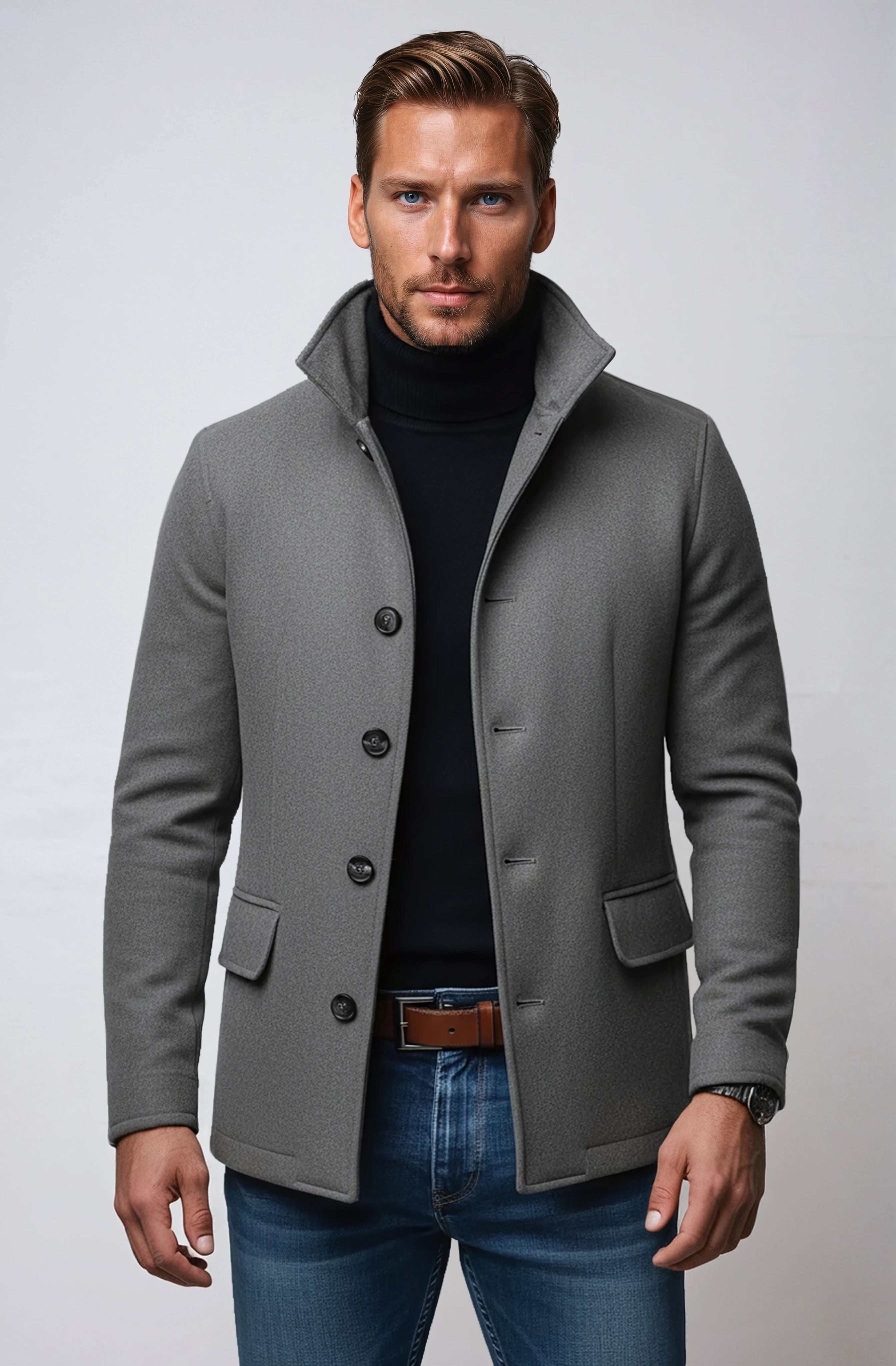 LOUIS & MARGOT | VESTE D'HIVER EN LAINE POUR HOMMES