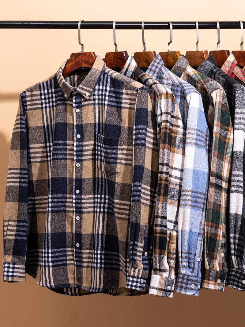 LOUIS & MARGOT | CHEMISE À CARREAUX POUR HOMME MODERNE