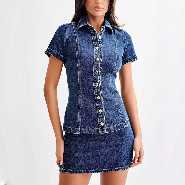 MAEVEN™ | Victoria Denim Set