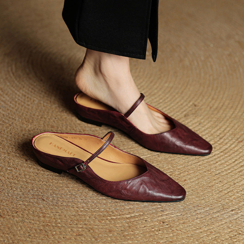 MAEVEN™ | Eliza Leather Slip-Ons
