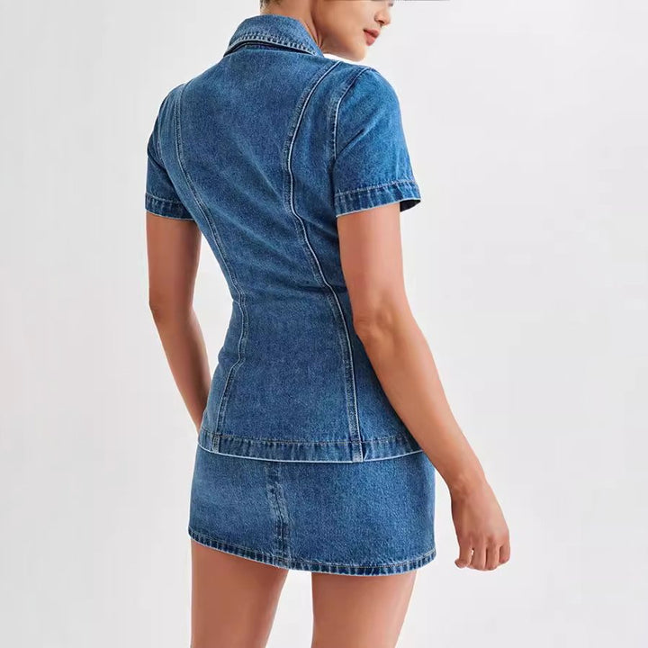 MAEVEN™ | Victoria Denim Set