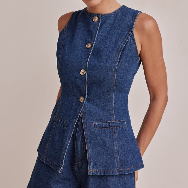 MAEVEN™ | Charlotte Denim Set
