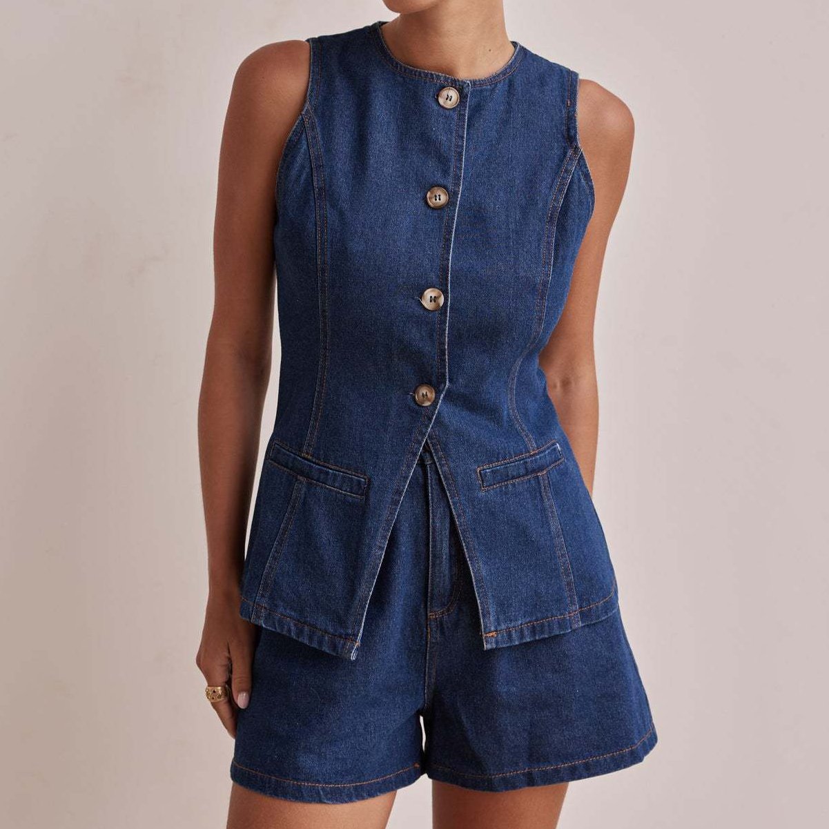 MAEVEN™ | Charlotte Denim Set