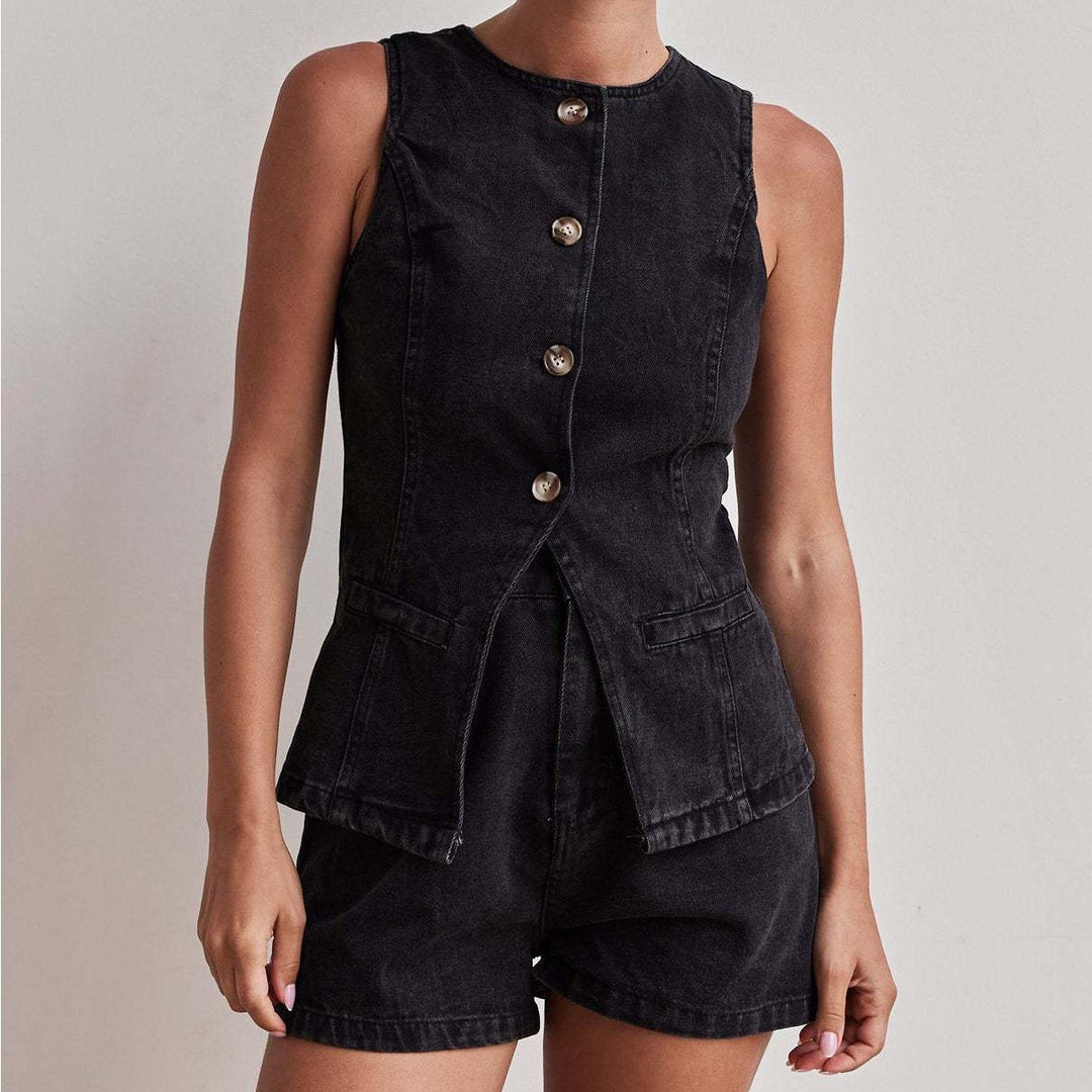 MAEVEN™ | Charlotte Denim Set