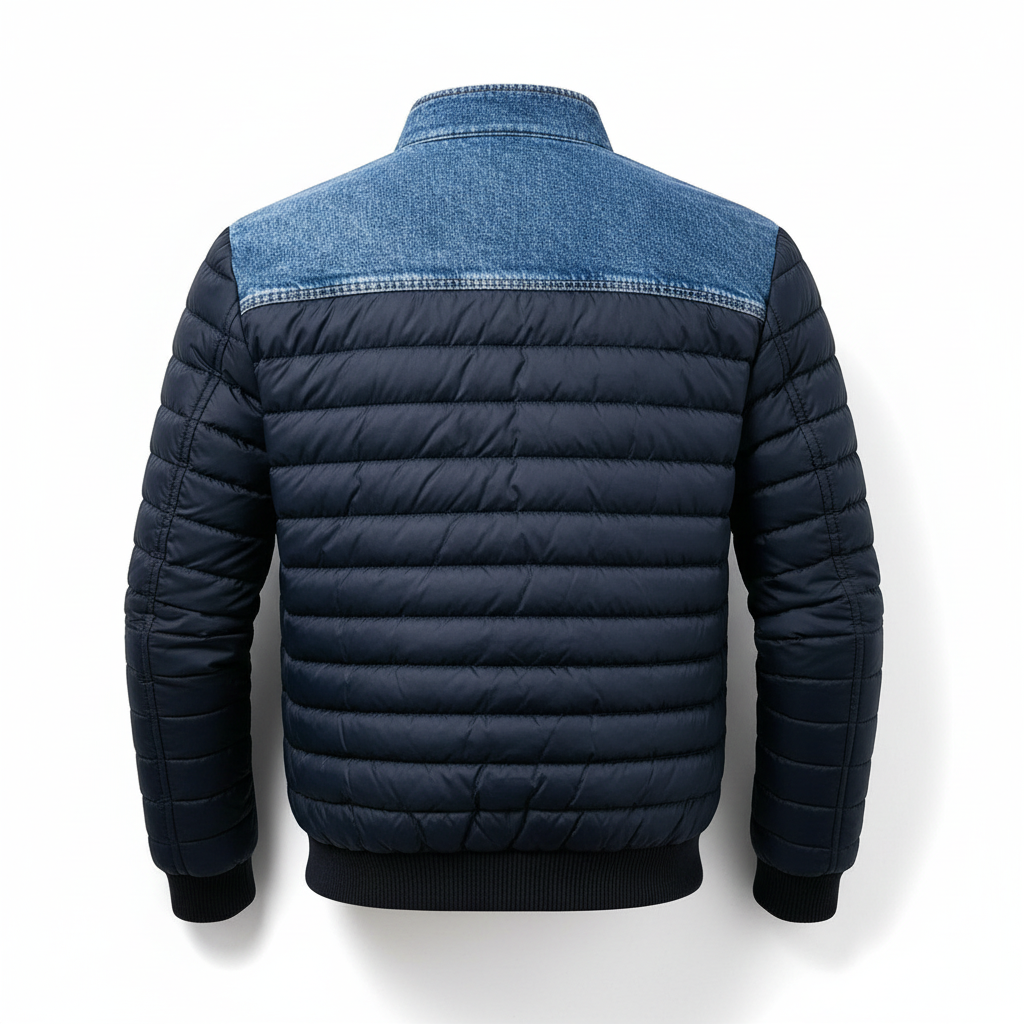 LOUIS & MARGOT | VESTE EN DENIM REMBOURRÉE HYBRIDE POUR HOMME