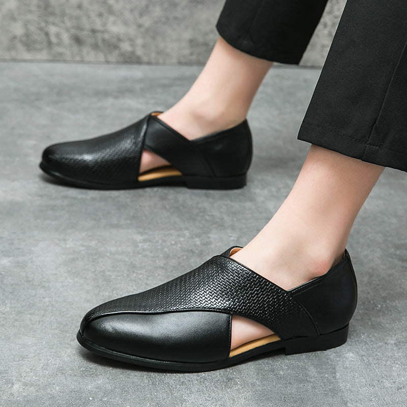 Mocassins en cuir vintage