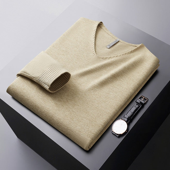 LOUIS & MARGOT | PULL EN V EN FIBRES NOBLES POUR HOMME