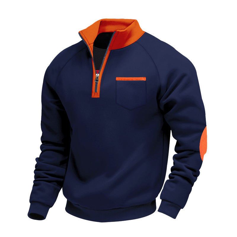 LOUIS & MARGOT | PULL EN POLAIRE AVEC MOITIÉ ZIP POUR HOMME