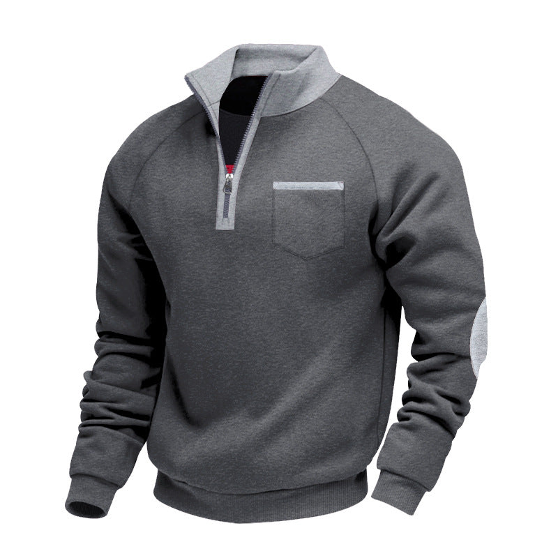 LOUIS & MARGOT | PULL EN POLAIRE AVEC MOITIÉ ZIP POUR HOMME