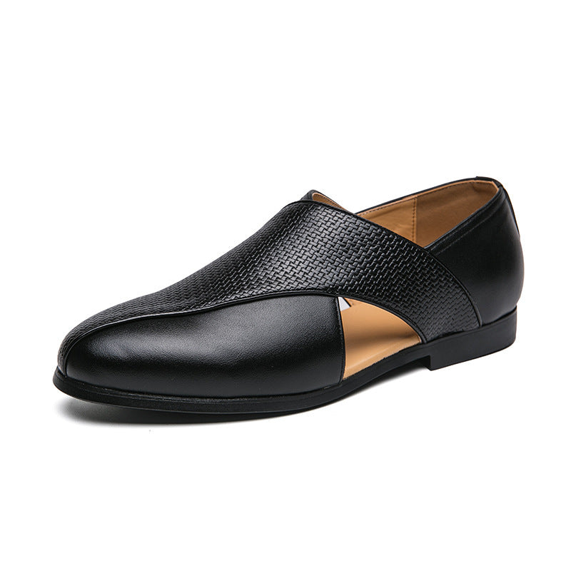 Mocassins en cuir vintage
