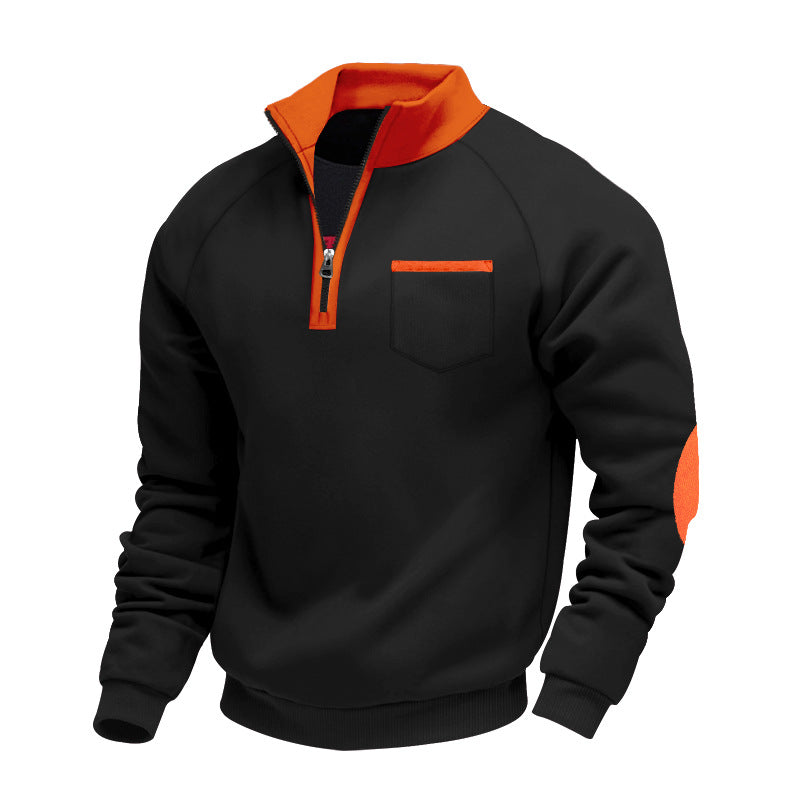 LOUIS & MARGOT | PULL EN POLAIRE AVEC MOITIÉ ZIP POUR HOMME
