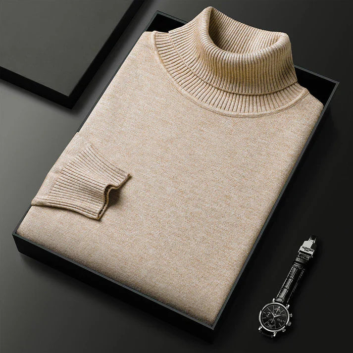 LOUIS & MARGOT | PULL EN MAILLE À COL ROULÉ POUR HOMME