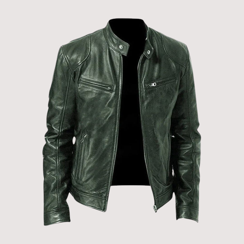 LOUIS & MARGOT | VESTE EN CUIR HAUT DE GAMME ÉLÉGANTE POUR HOMME